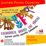 Journée Portes Ouvertes - Samedi 19 janvier 2019 !